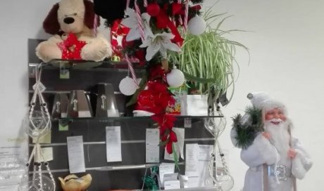 Composition florale Noël
