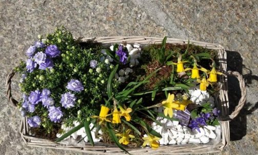 Composition florale à Sallanches