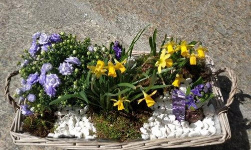 Composition florale à Sallanches