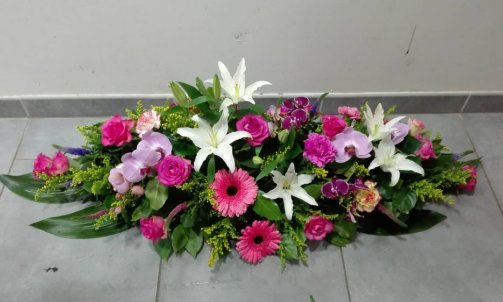 Composition florale pour deuil à Sallanches 