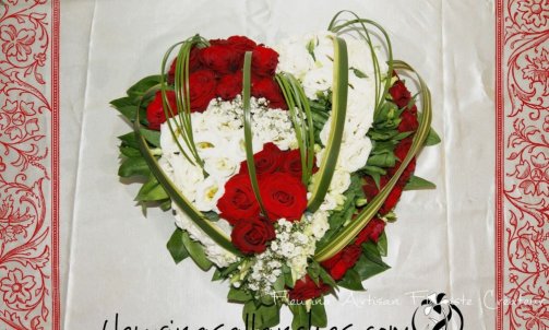 Création florale pour deuil à Sallanches 