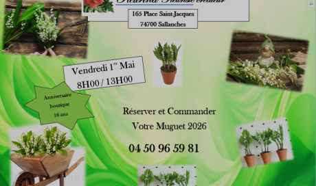 1er Mai, horaire fleuriste, Bouquet de muguet, Muguet, 