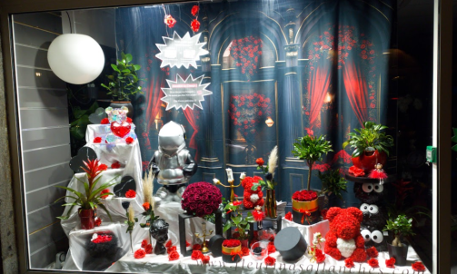 Vitrine Saint-Valentin 2025