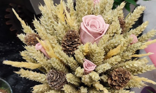 Bouquet nature fleurs séchées