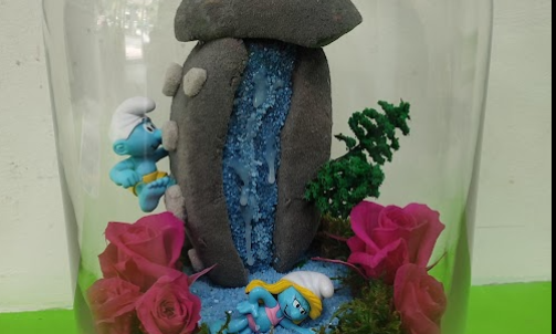 Cloche les Schtroumpfs escalade 