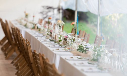 Centre de table pour mariage à sallanches 